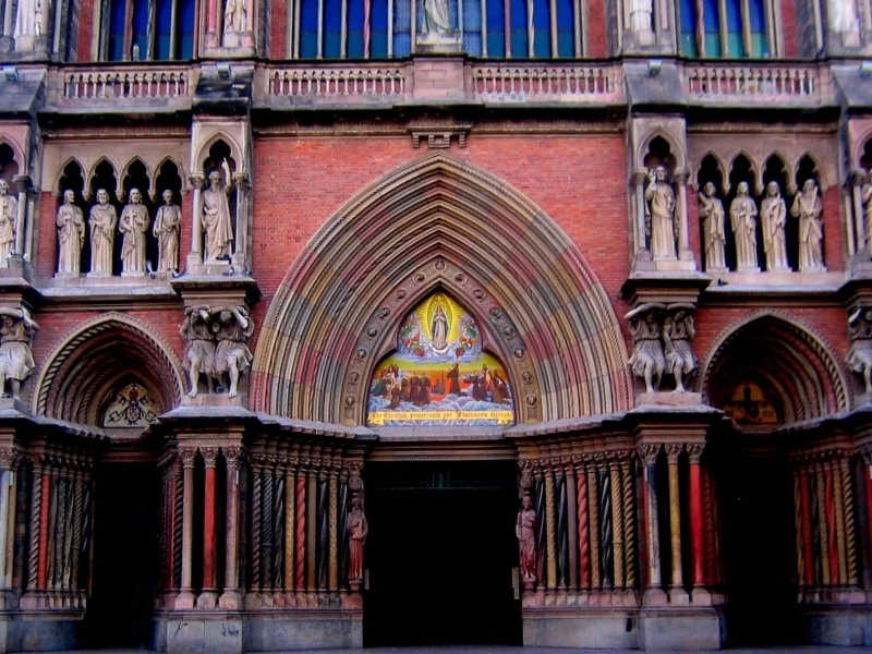 Entrance of the church