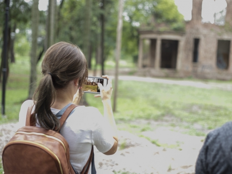 Discovering the town