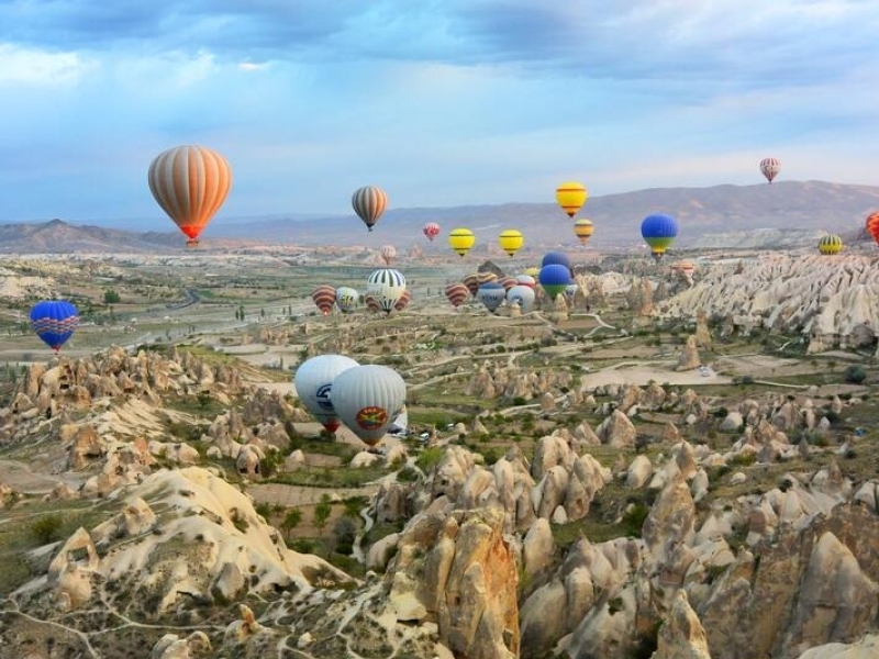 Hot air balloons in Turkey
