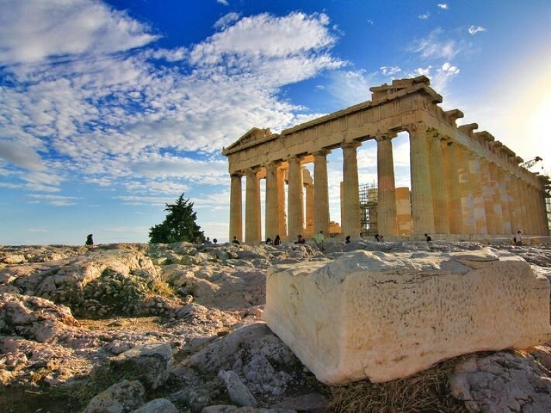 Parthenon in Greece